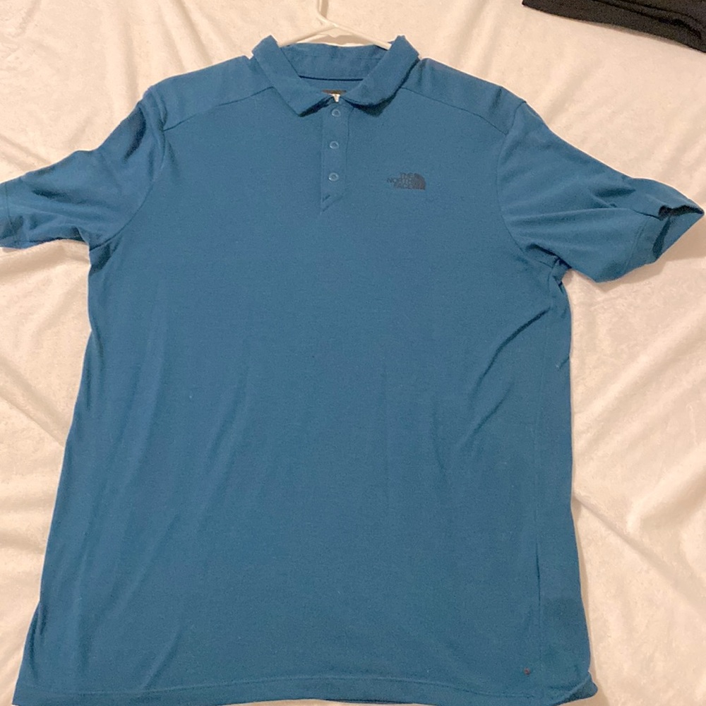 North Face Turquoise Polo